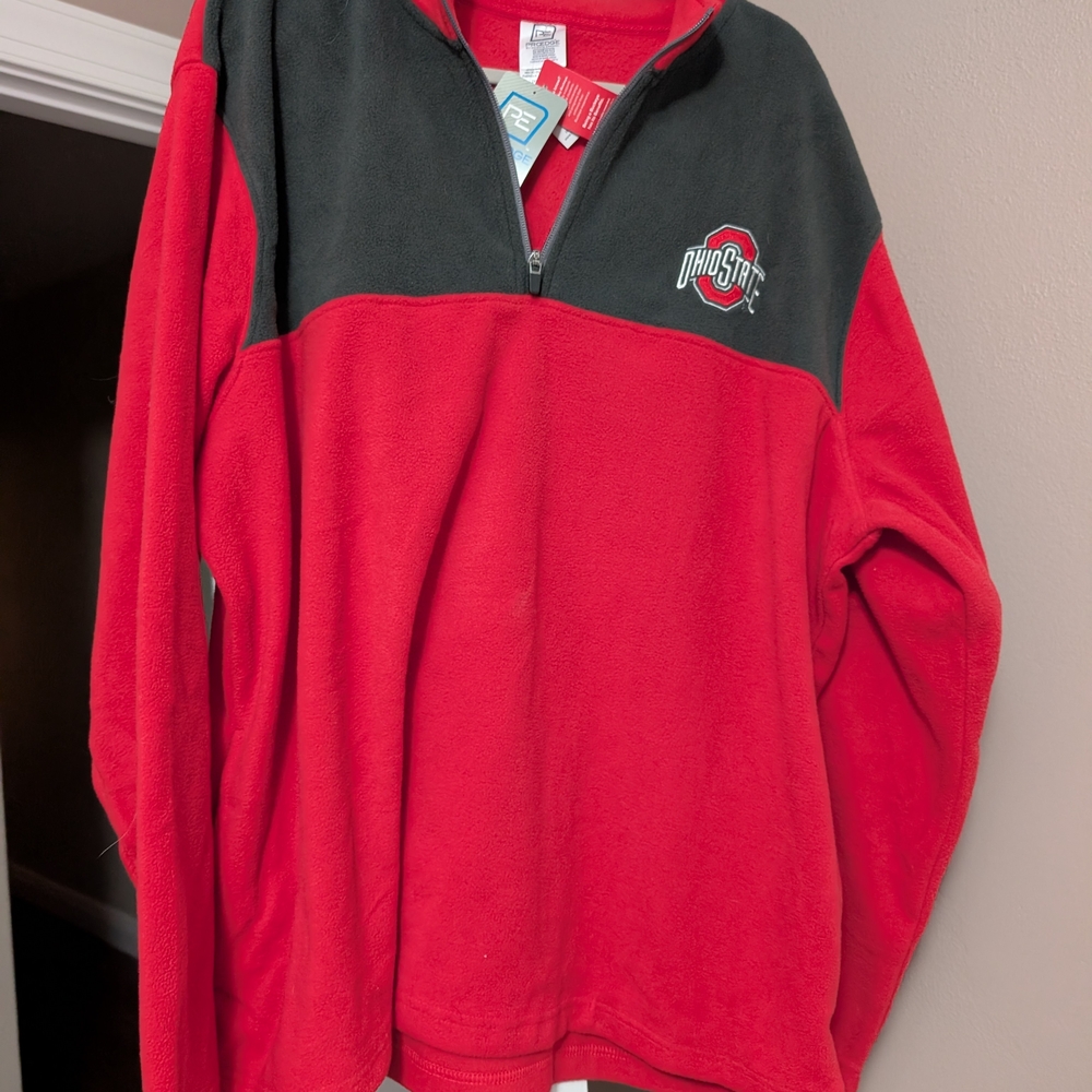Men's Red and Black Sweater